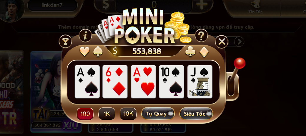 Mino Poker là gì? Sự khác  biệt giữa Mini Poker và Poker truyền thống